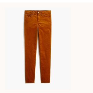J. Crew Factory High-Rise Skinny Corduroy- Golden Brandy